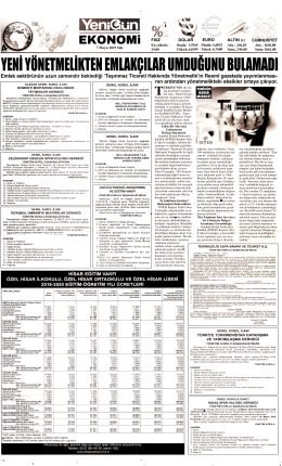 YENİ YÖNETMELİKTEN EMLAKÇILAR UMDUĞUNU BULAMADI-2