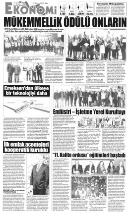 İLK EMLAK ACENTELERİ KOOPERATİFİ KURULDU